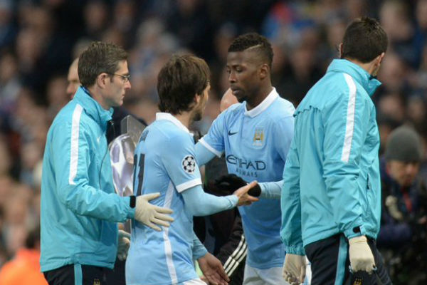 ديفيد سيلفا خرج مصاباً قبل نهاية الشوط الأول