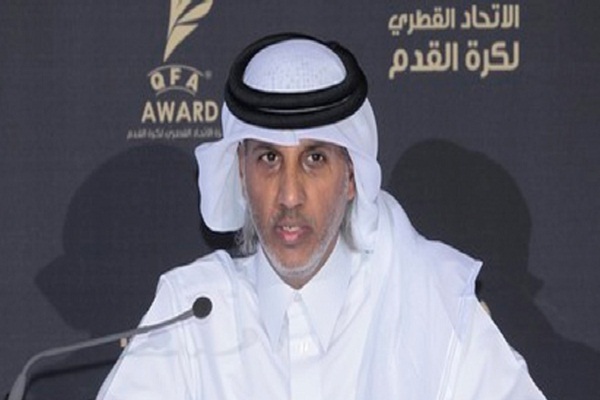  الشيخ حمد بن خليفة ال ثاني رئيس الاتحاد القطري لكرة القدم 