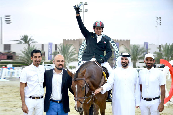 الفارس محمد سلطان اليحيائي يحصل على المركز الأول في دولة الإمارات العربية المتحدة