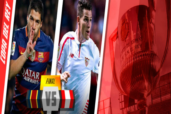 كأس اسبانيا: هدف مشترك لبرشلونة وإشبيلية لتحقيق الثنائية