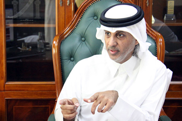 رئيس الاتحاد القطري لكرة القدم الشيخ حمد بن خليفة بن احمد ال ثاني رئيسا للاتحاد الخليجي