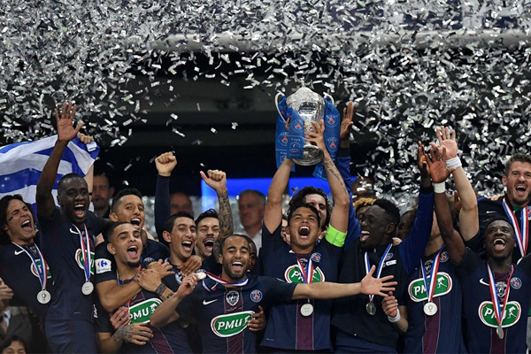 باريس سان جرمان يحتفظ بلقب كأس فرنسا