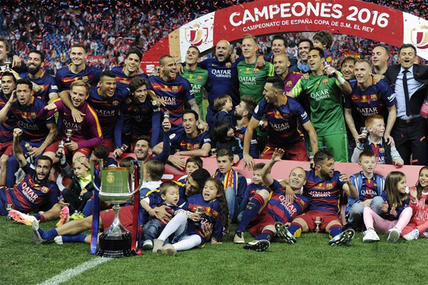 برشلونة بطلاً لمسابقة كأس ملك إسبانيا