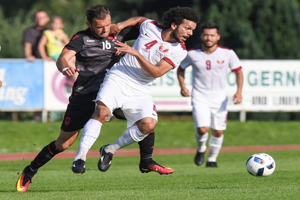 خسارة قطر أمام ألبانيا ودياً
