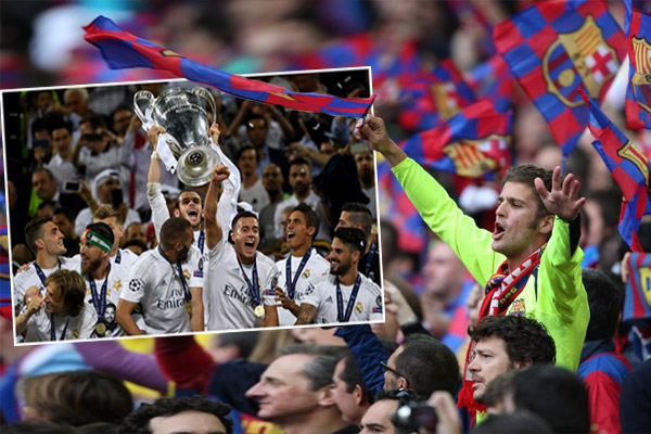جماهير برشلونة تستنقص من ألقاب الريال في الأبطال!