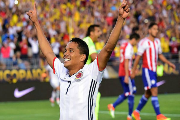 كارلوس باكا سجل في فوز كولومبيا على الباراغواي
