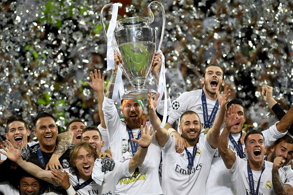 ريال مدريد علق النجمة الأوروبية الـ 11 في تاريخه