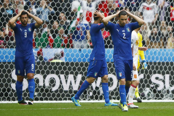 حسرة إيطالية على فرصة ضائعة أمام إسبانيا