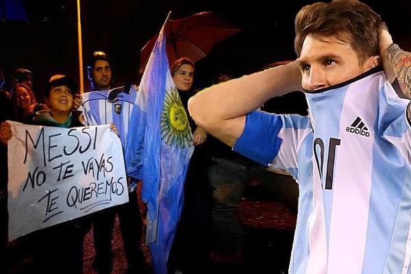 مظاهرات أرجنتينية حاشدة تطالب ميسي بـ