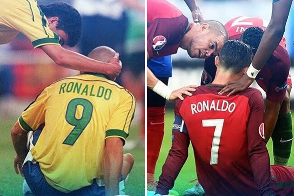 لعنة ملعب فرنسا تلاحق رونالدو البرتغالي مثلما طاردت رونالدو البرازيلي