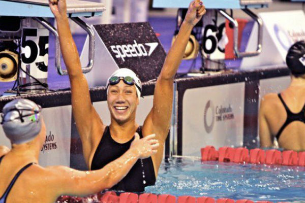 السباحة المصرية فريدة عثمان إلى نصف نهائي 100 م