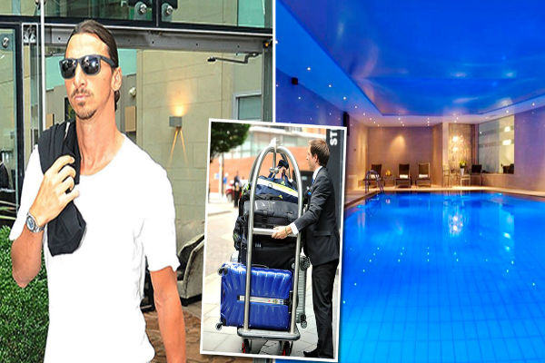 إبراهيموفيتش لم يجد حمامات سباحة في الفندق فغادره على الفور