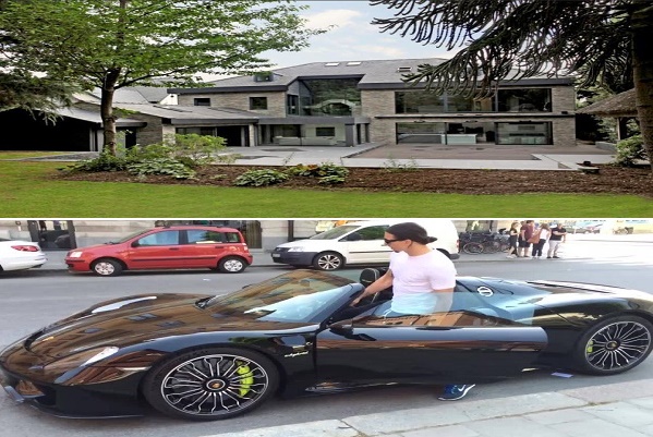 منزل إبراهيموفيتش الجديد في مانشستر وسياراته الفاخرة
