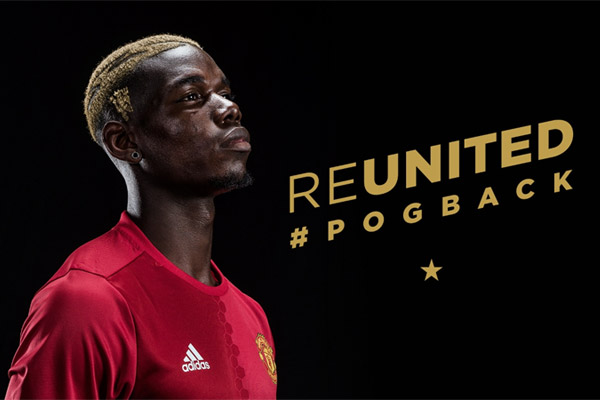بوغبا عاد إلى مانشستر يونايتد في أكبر صفقة في سوق الانتقالات