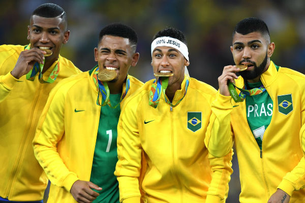 نيمار يقود البرازيل إلى ذهبية كرة القدم