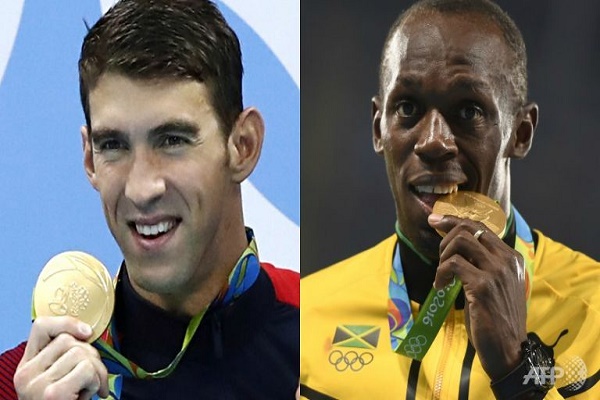 الأميركي مايكل فيلبس والجامايكي اوساين بولت يفرضان نفسيهما ملكين في دورة الالعاب الاولمبية 