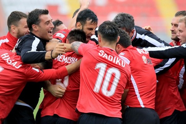 فوز ألبانيا على مقدونيا في تصفيات مونديال 2018
