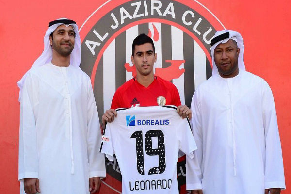 الجزيرة الإماراتي يقدم لاعبه البرازيلي ليوناردو لعامين ونصف