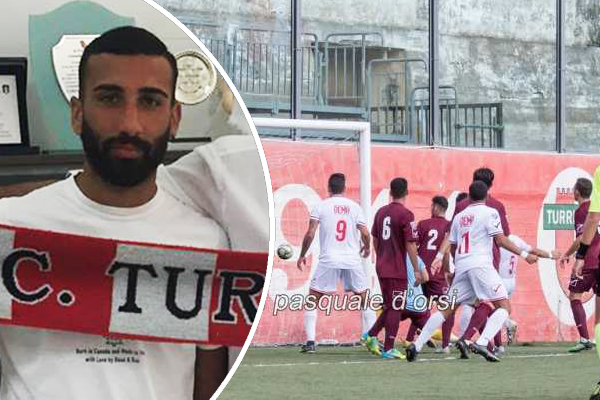  فرض الاتحاد الايطالي عقوبة الايقاف خمس مباريات على أحد لاعبي الدرجة الرابعة لتبوله على أرض الملعب
