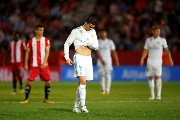 جيرونا يلحق بريال مدريد خسارة تاريخية