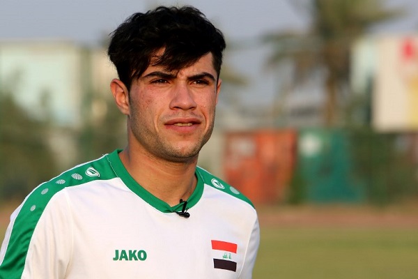 محمد داود لاعب عراقي ناشىء على أبواب كرة القدم العالمية