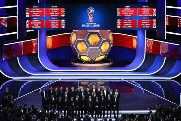 مجموعات نهائيات كأس العالم روسيا 2018