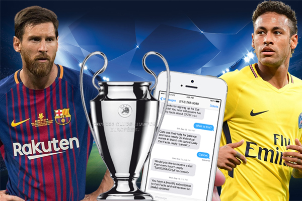  نيمار أرسل رسالة نصية لميسي قال له فيها أن مهمة إقصاء ريال مدريد من دوري الأبطال الأوروبي هذا الموسم هي مسؤوليته