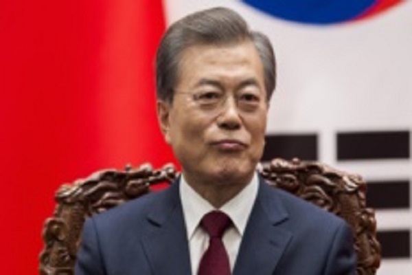  الرئيس الكوري الجنوبي مون جاي-ان