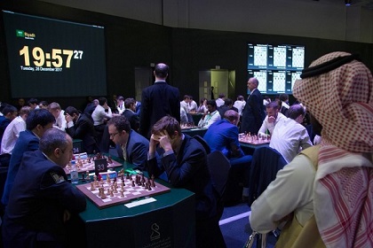 الجدل يعكر بطولة الشطرنج الدولية في السعودية