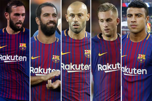 5 لاعبين مرشحين للرحيل عن نادي برشلونة في فترة الانتقالات الشتوية المقبلة