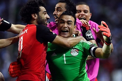 مصر إلى نهائي كأس أمم أفريقيا بيمين الحضري