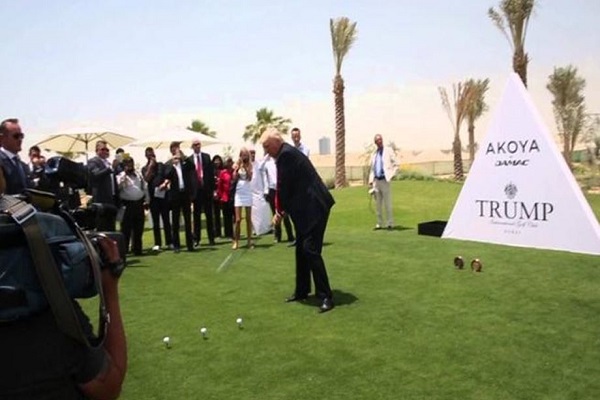 مجموعة ترامب تفتتح نادياً فخماً للغولف في دبي السبت