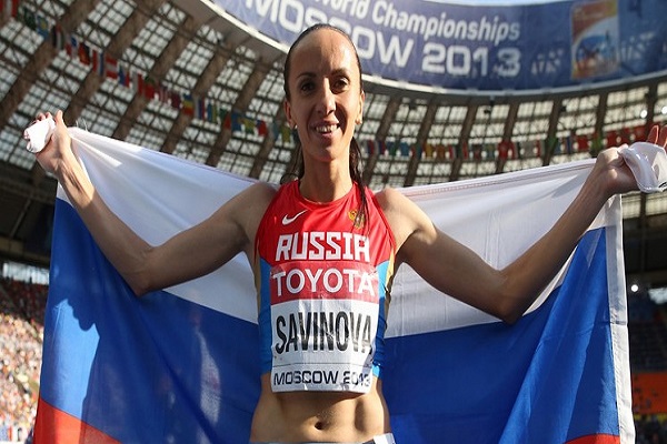 جردت محكمة التحكيم الرياضي (كاس) الجمعة العداءة الروسية ماريا سافينوفا-فارنوسوفا من ذهبية سباق 800 م في اولمبياد لندن 2012، وأوقفتها لمدة أربع سنوات بسبب المنشطات.