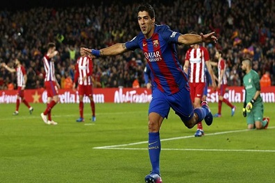 سواريز يحطم رقم إنريكي مع برشلونة .. ونيمار يتفوق على رونالدينيو