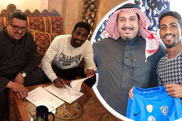 أحدثت إدارة نادي النصر مفاجأة مدوية بعد توقيعها مع عوض خميس المنضم حديثًا لجاره نادي الهلال