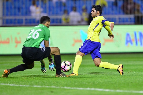 النصر يتعثر أمام الفيصلي في الدوري السعودي 