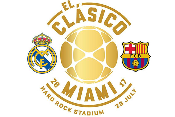 مدينة ميامي الأمريكية ستحتضن مباراة ودية تجمع بين برشلونة وريال مدريد الصيف المقبل