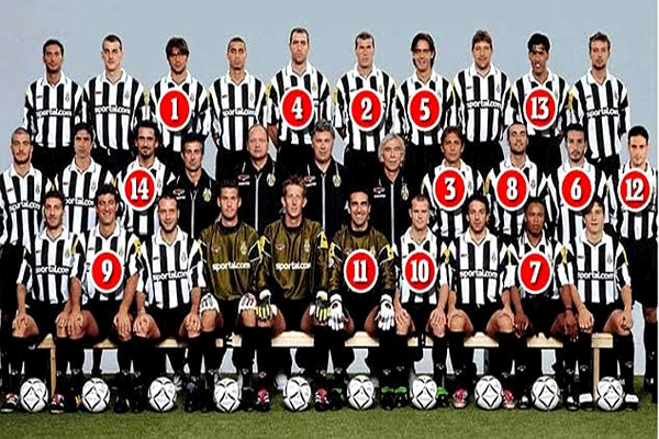 14 لاعبًا من أصل 27 لاعبًا لعبوا في صفوف نادي يوفنتوس عام 2000 قد تحولوا إلى مدربين 