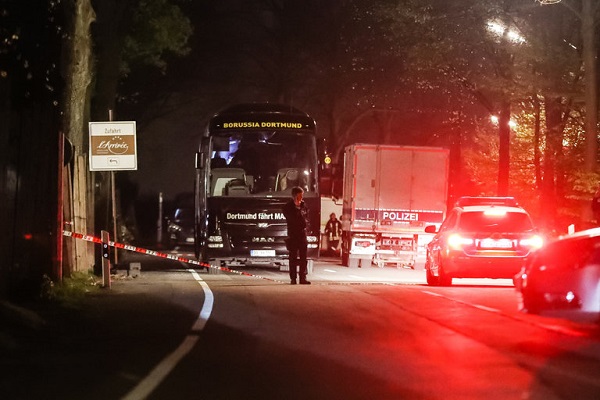 شرطة ألمانيا توقف المشتبه به في الاعتداء على حافلة دورتموند