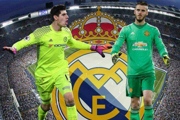 ريال مدريد رصد عرضًا ماليًا خياليًا من أجل التعاقد مع الإسباني دافيد دي خيا أو البلجيكي تيبو كورتوا