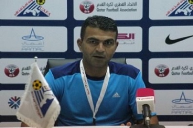 مدرب فلسطين يتأسف على ضياع الفوز أمام عمان