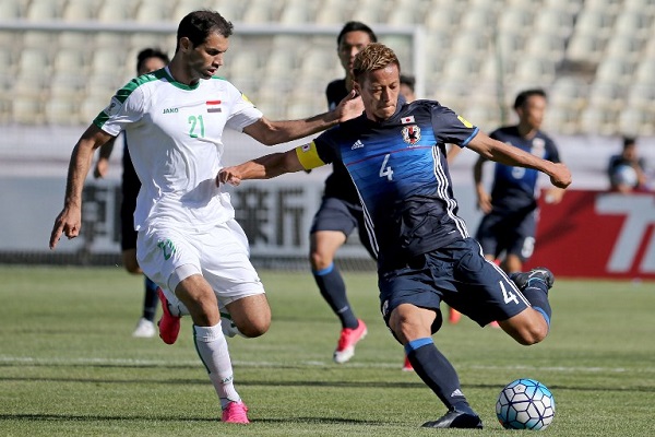 العراق يسقط اليابان في فخ التعادل بتصفيات مونديال روسيا