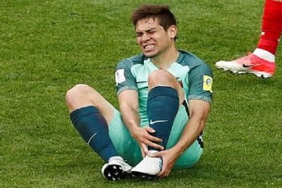 ساق البرتغالي غيريرو مكسورة منذ ثلاثة أشهر