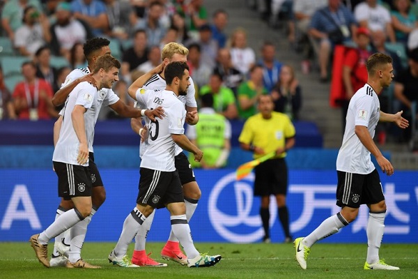 ألمانيا وتشيلي إلى نصف نهائي كأس القارات لملاقاة المكسيك والبرتغال
