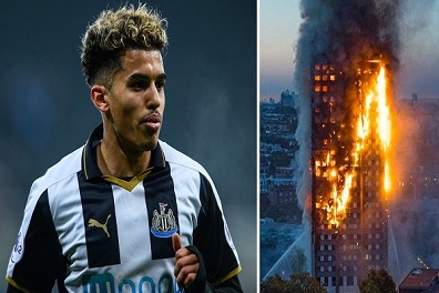 لاعب مغربي يكشف كيف هرع لمساعدة ضحايا حريق برج غرينفيل
