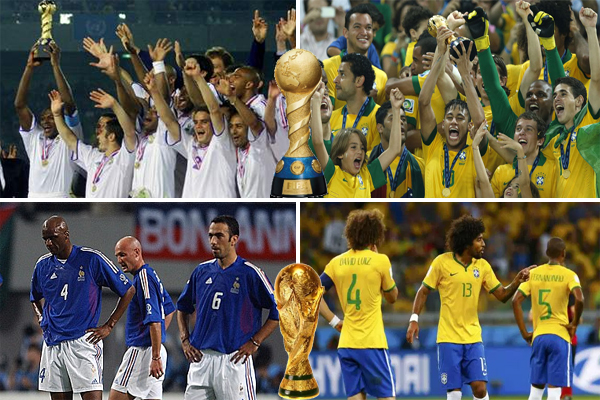  تحول التتويج بلقب كأس القارات إلى لعنة تطارد المنتخبات الفائزة بالبطولة في نهائيات كأس العالم 
