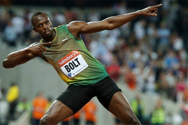 البطل الأولمبي الجامايكي أوساين بولت 