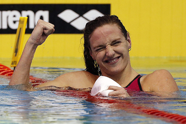  تتطلع السباحة المجرية كاتينكا هوسوالى فرض هيمنتها بين جماهيرها وفي أحواض بلادها في مونديال 2017