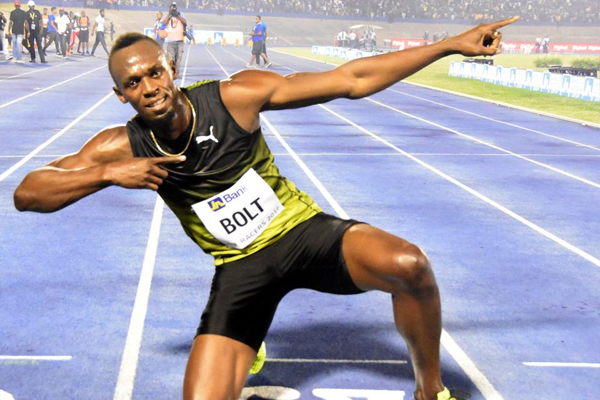  تصدر النجم الخارق أوسين بولت قائمة المنتخب الجامايكي المشارك في بطولة العالم لالعاب القوى