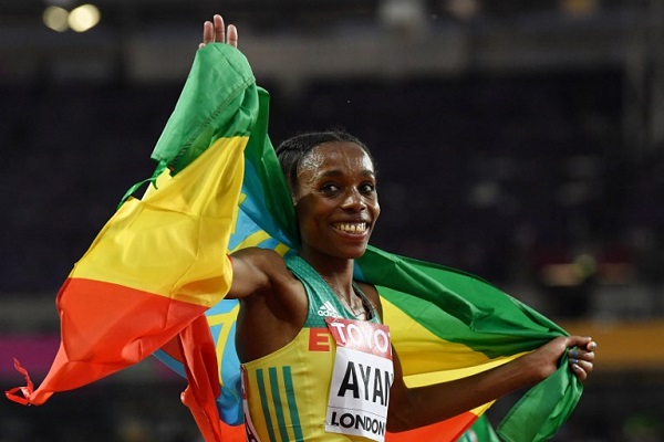 الأثيوبية ايانا تهيمن على سباق 10 الاف م في مونديال القوى